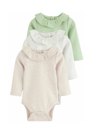 3 PACK - REGULAR FIT - Body - sage green  white  grey pointelle