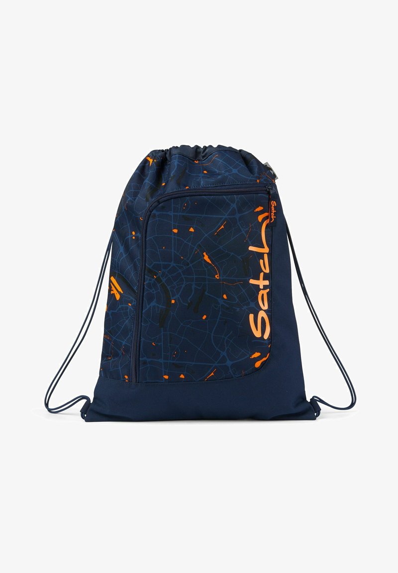 Satch TURNBEUTEL - Sports bag - dark blue orange