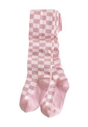 CHECKERBOARD - Collants - pink