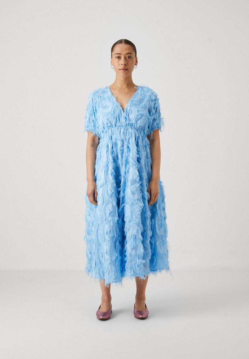 YAS Petite YASPAZYLLA MIDI DRESS SHOW  - Kokteilinė suknelė / vakarėlių suknelė - alaskan blue