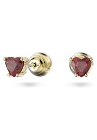 Swarovski CHROMA STUD EARRINGS HEART - Pendientes - red