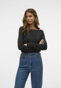 Aware VMMAGGIE BOATNECK - T-shirt à manches longues - black
