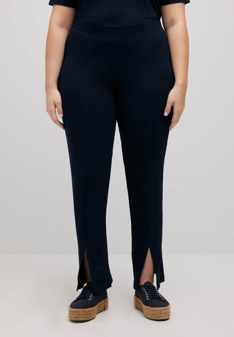 Ulla Popken Kalhoty - dark blue