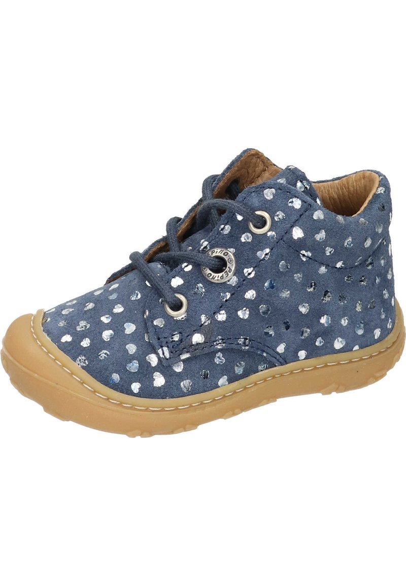 Kinder Klettschuhe | Pepino DOTS Sportlicher Schnürer blau - VP45957 Kinder Klettschuhe | Pepino DOTS Sportlicher Schnürer blau - VP45957