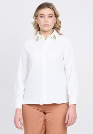 BEJEWELED - Hemdbluse - white