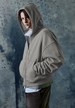 DOUBLE ZIP   - Felpa con zip - dark grey