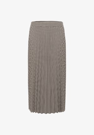 Culture, CUCHECKA LONG - Plisirana suknja - brown check