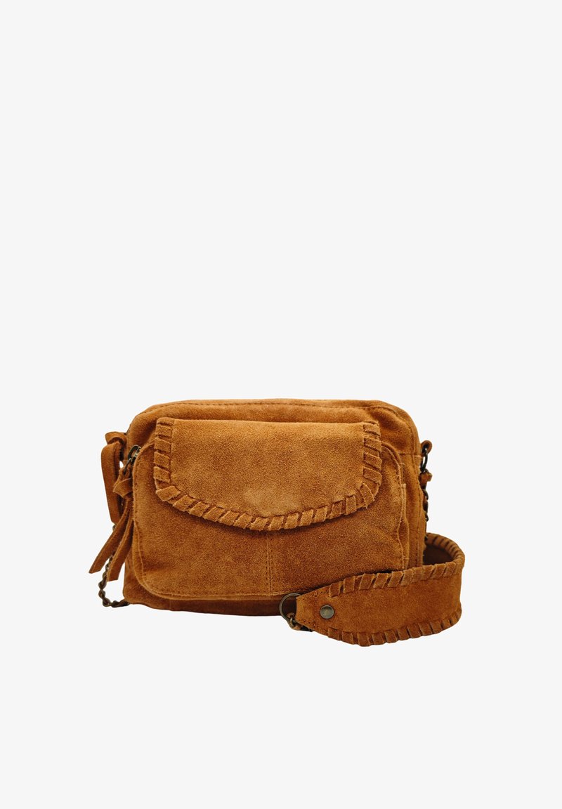 Pieces PCSALLI - BANDOULIÈRE - Sac bandoulière - whisky brown