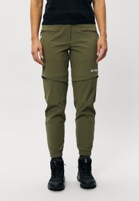 Adidas Terrex UTILITAS - Lauko kelnės - olive strata