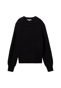 CREW NECK - Pulover - deep black