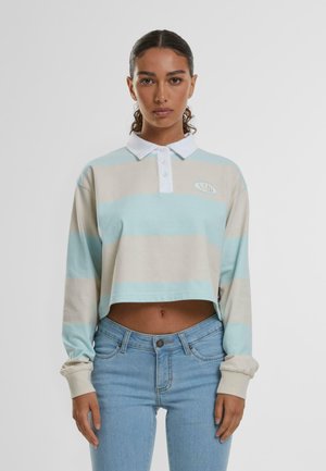 CROP  - Poloskjorter - light sand lt blue white