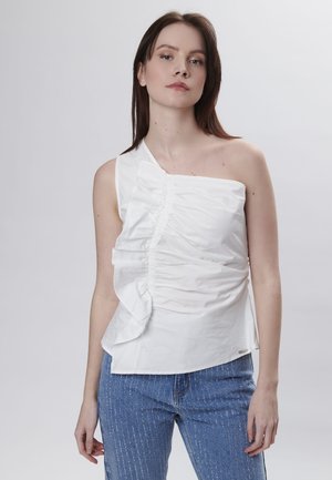 ONE-SHOULDER - Top - white