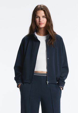 OYSHO CONTRAST PIPING - Vetoketjullinen college - metallic blue