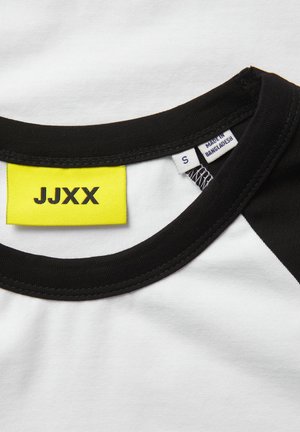 JJXX JXGIGI LOGO TEE - T-shirt imprimé - bright white/black