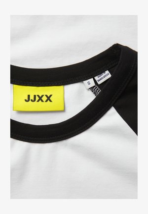 JJXX JXGIGI LOGO TEE - Trükipildiga T-särk - bright white/black