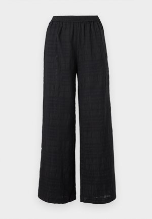 WILLA VOILE - Pantaloni - black