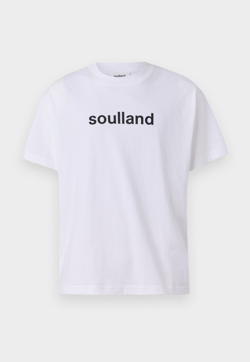 Soulland T-shirt print wit Soulland T-shirt print wit
