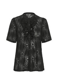 CUOLU CHEILA SS LACE - Pluus - black