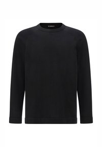 CREW NECK  - Striktrøje - black