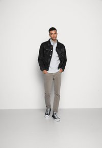 G-STAR JIRGI HALF ZIP - Camisola - grey