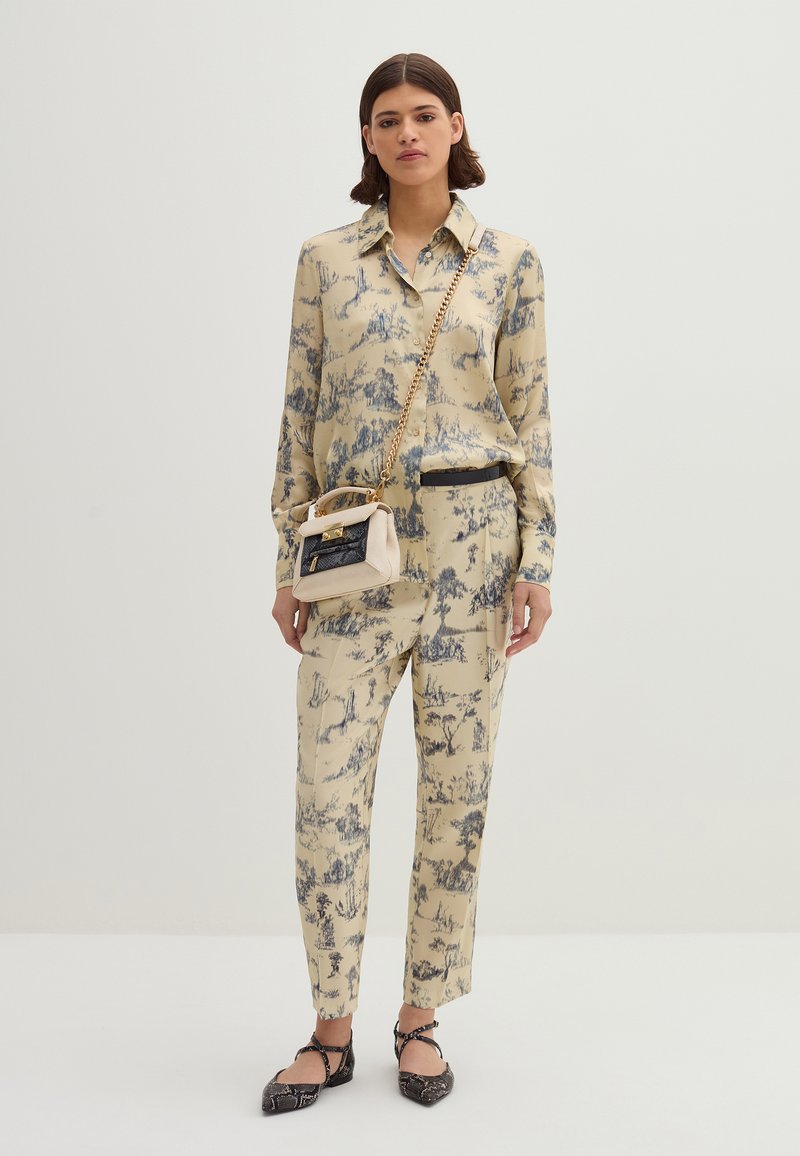 Stefanel Overhemdblouse groen Stefanel Overhemdblouse groen