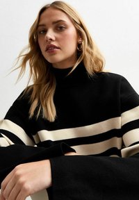 New Look COMPACT STRIPED  - Jersey de punto - black pattern
