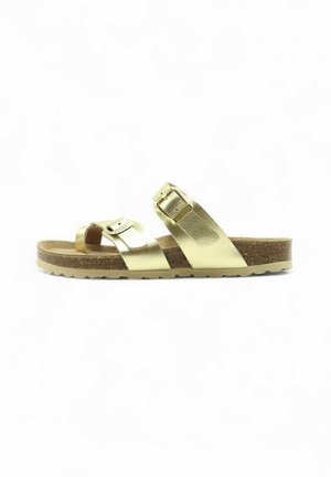 Sandalias planas - dorado