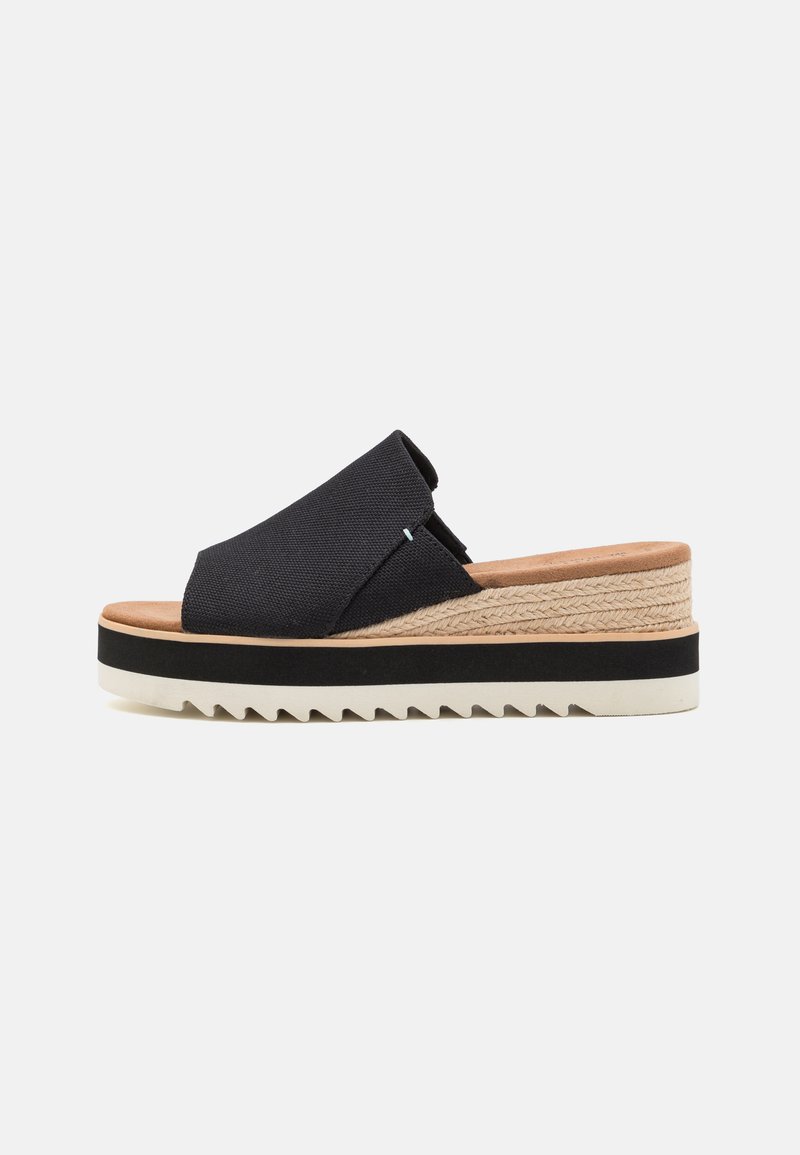 TOMS DIANA MULE NEW - Muiltjes met hak - black