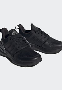 adidas Performance RAPIDASPORT BOUNCE LACE - Zapatillas running asfalto - core black   core black   iron metallic