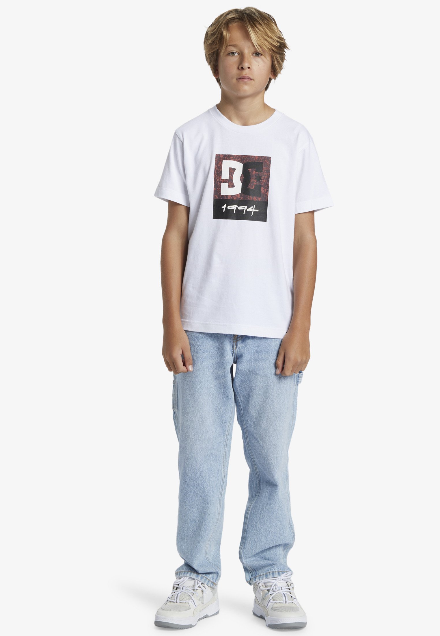 DC Shoes Herren T-Shirt – Basic Shirt Aus Baumwolle, Rundhals, Mit Druck Vorne Und Hinten