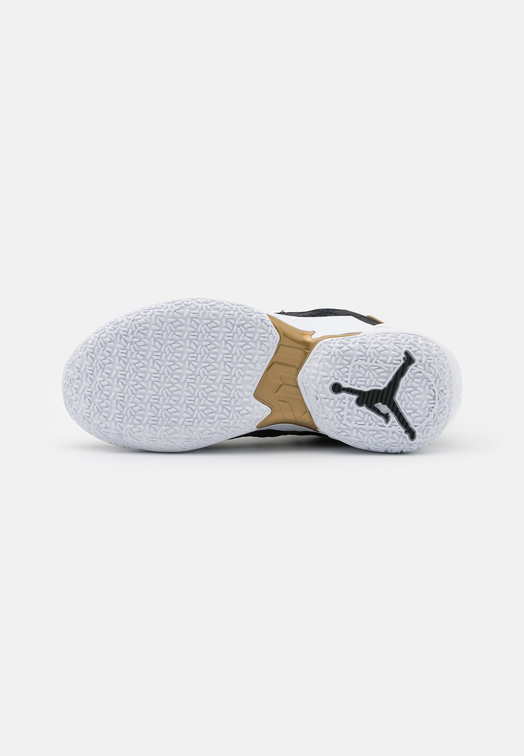 Jordan WHY NOT ZER0.4 BG UNISEX - Basketbalschoenen - black/white/metallic  gold/Zwart - Zalando.be