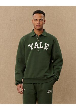 Les Deux YALE COLLEGE UNISEX - Sweatshirt - duffel bag green/ivory