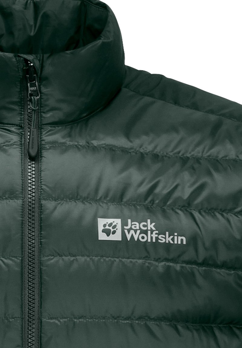 Jack Wolfskin PILVI Weste black olive/grün