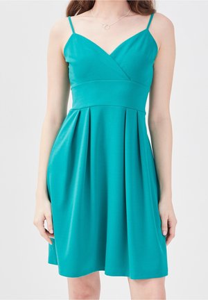 Robe de jour - mottled turquoise
