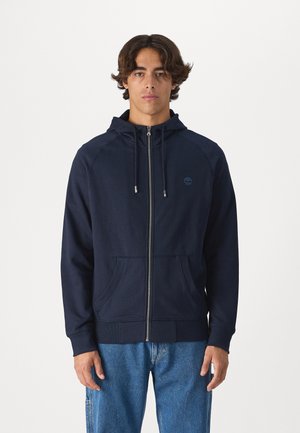 BRUSHED BACK FULL - Vetoketjullinen college - dark sapphire/dark denim