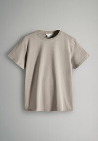 THE SET REGULAR FIT - 3 PACK SET - Nattøj sæt - taupe stripe/blue stripe spot