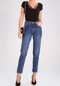 Hollister Co. T-shirt med print - black