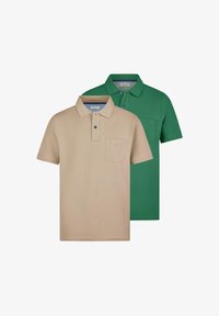 Ausgewählt, beige/grün