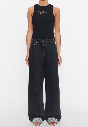 Flared-farkut - black