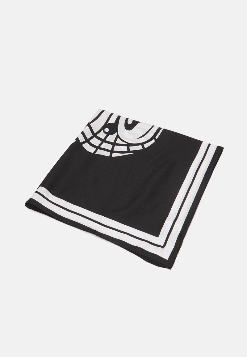 MOSCHINO SCARF UNISEX Selyemkendő black/fekete Zalando.hu