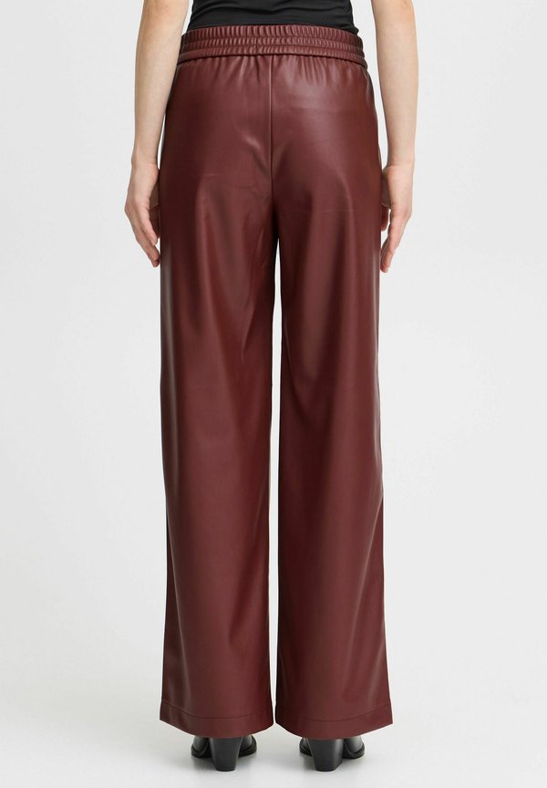 BYDAJA - Trousers - hot chocolate4