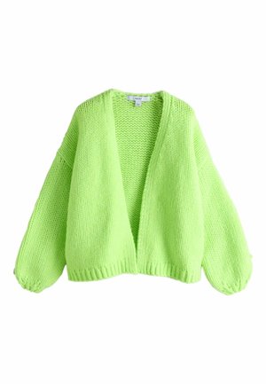 Strickjacke - fluro green