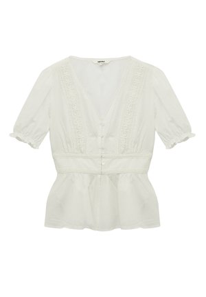 Koton, SHORT BALLOON SLEEVE BLOUSE . - Blouse - off-white