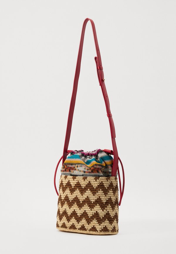 SMALL BUCKET - Cross body bag - beige3