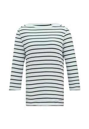Regatta, REGATTA BAYLETTA II 3/4 SLEEVE STRIPE TOP SHORT SLEEVED T-SHIRTS - Langarmshirt - white navy stripe