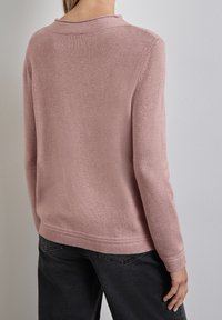 Street One Stickad tröja - pink