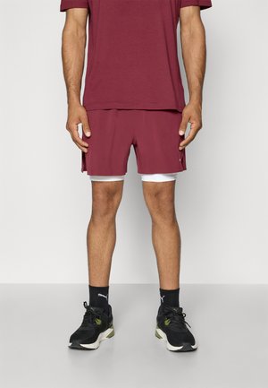 HYROX TRAIN SHORT - Sports shorts - ruby shimmer