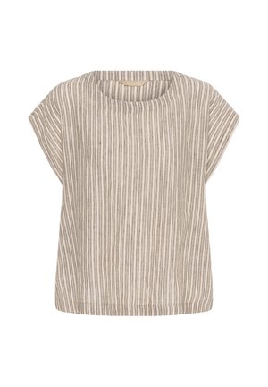 Culture, CUBLOUSE - Pluus - dusky green whitecap stripe