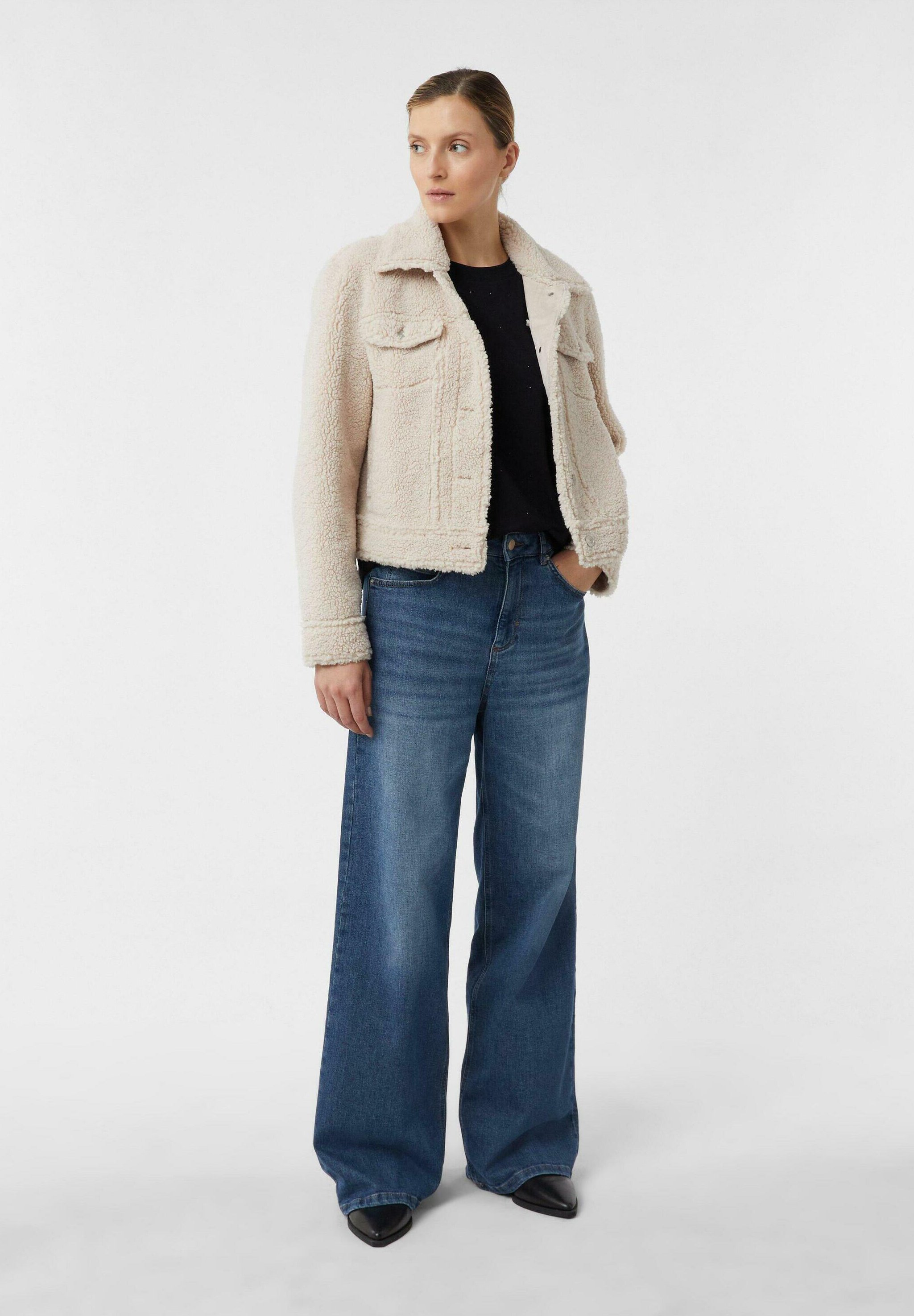 T-Shirt Donna Comma In Cotone Morbido | Maglietta Casual Con Stampe | Vestibilità Regolare, Girocollo Con Scritta