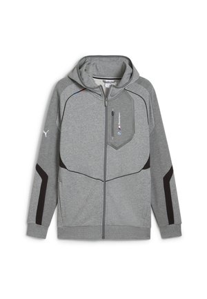 Puma Zip-up sweatshirt - medium gray heather